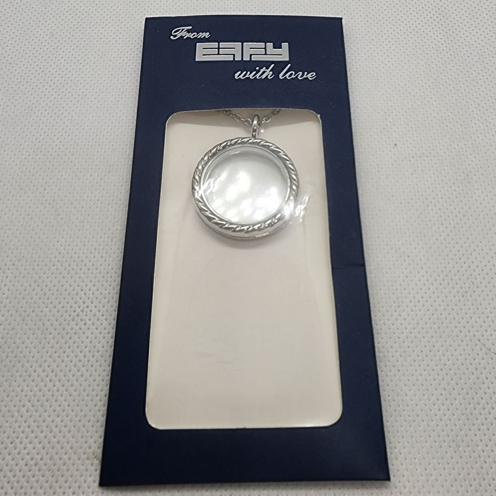 NWT Effy Silver Locket Necklace